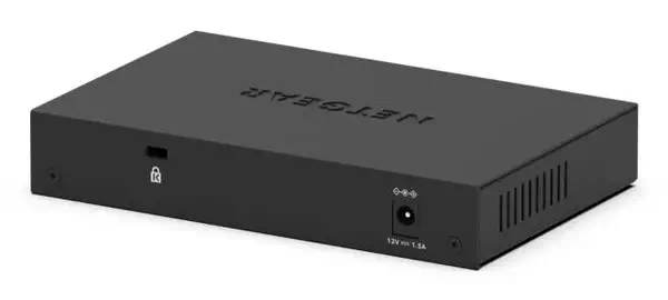 NETGEAR GS308E Géré L2/L3 Gigabit Ethernet (10/100/1000) Noir Netgear - visuel 1 - hello RSE - Sécurité renforcée