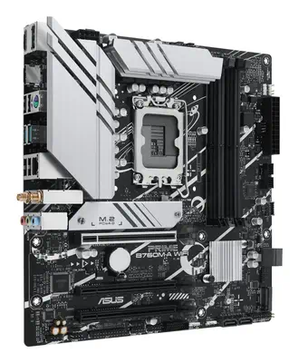 ASUS PRIME B760M-A WIFI Intel B760 LGA 1700 Asus - visuel 1 - hello RSE - Dissipateurs de chaleur VRM et coussinets thermiques