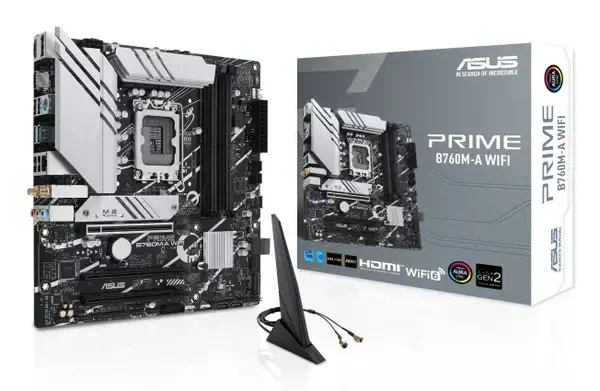 ASUS PRIME B760M-A WIFI Intel B760 LGA 1700 Asus - visuel 1 - hello RSE - Personnalisation sans effort