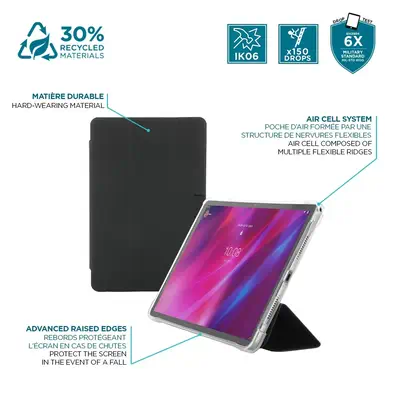 Mobilis 060016 étui pour tablette 27,9 cm (11") Housse Noir, Transparent - Etui et Housse - visuel 2