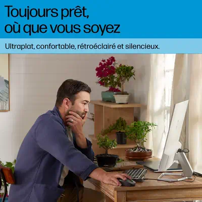 Clavier filaire rétroéclairé multi-appareil HP 405 - visuel 10