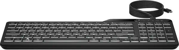 Vente HP 405 Multi-Device Backlit Wired Keyboard HP au meilleur prix - visuel 6
