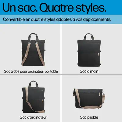 Sac forme sac à dos pour ordinateur portable convertible HP 14 pouces - Sacoche & Housse - visuel 10