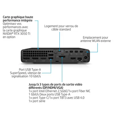 Elite Mini 800 G9 Desktop PC HP - visuel 1 - hello RSE - Un réseau local sans fil rapide et efficace