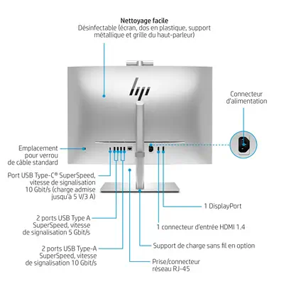 EliteOne 840 G9 All-in-One PC - HP - Ordinateur tout en un - visuel 1