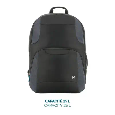 Mobilis The One Basic 43,2 cm (17") Sac à dos Noir, Marine - Sacoche & Housse - visuel 4