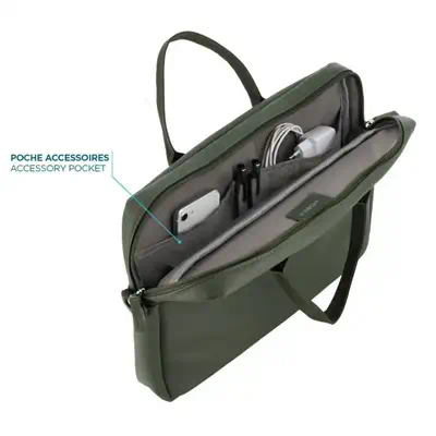 Mobilis Origine 2 35,6 cm (14") Valise pour femme Kaki - Sacoche & Housse - visuel 4