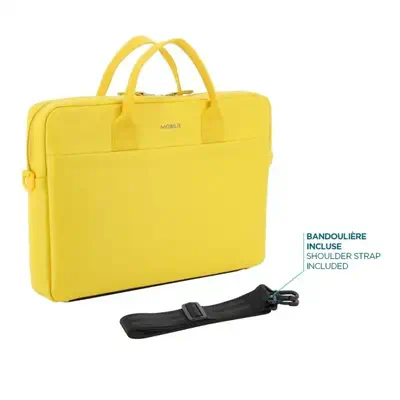 Mobilis Origine 2 35,6 cm (14") Valise pour femme Jaune - Sacoche & Housse - visuel 5