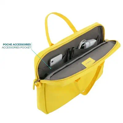 Mobilis Origine 2 35,6 cm (14") Valise pour femme Jaune - Sacoche & Housse - visuel 4