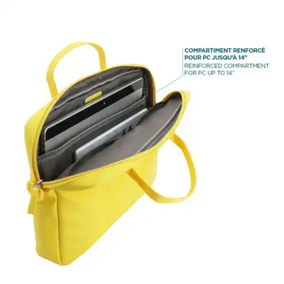 Mobilis Origine 2 35,6 cm (14") Valise pour femme Jaune - Sacoche & Housse - visuel 3