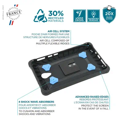 Mobilis 067014 étui pour tablette 20,3 cm (8") Housse Noir - Etui et Housse - visuel 3