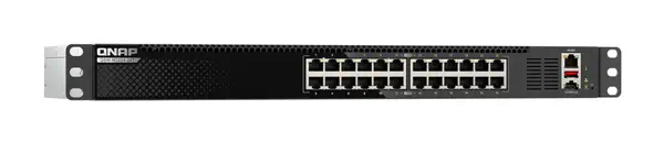 QNAP QSW-M3224-24T commutateur réseau Géré L3 10G Ethernet (100/1000/10000) 1U Noir, Argent - Switchs et Hubs - visuel 4