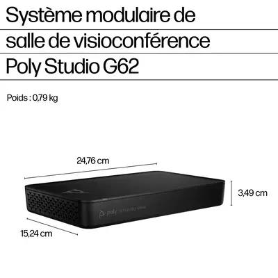 Système de visioconférence Poly Studio G62 Poly - visuel 1 - hello RSE - Système intégré pour une utilisation immédiate