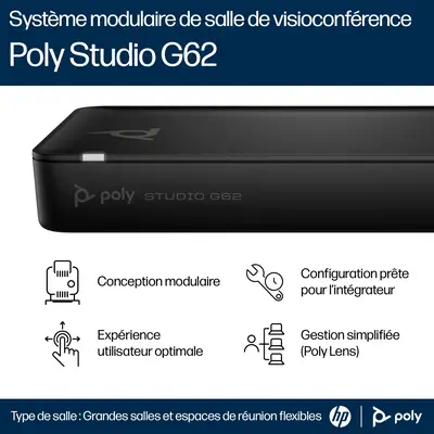 Système de visioconférence Poly Studio G62 - Visioconférence - visuel 10