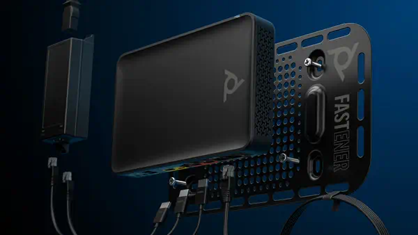 Système de visioconférence Poly Studio G62 avec kit de plaque de montage sans radio TAA - HP - Visioconférence - visuel 6