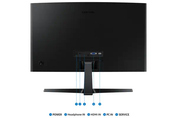 24" Essential Monitor S36GD FHD Samsung - visuel 1 - hello RSE - Options de connectivité robustes
