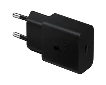 Revendeur officiel Câble USB SAMSUNG 15W Adapter UCB-C port without cable Black