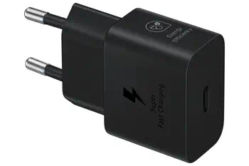 Revendeur officiel SAMSUNG fast charger USB-C 25W with data cable black