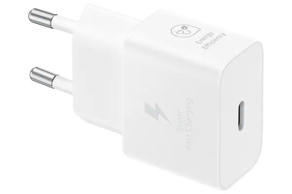 Vente SAMSUNG fast charger USB-C 25W without data cable white au meilleur prix