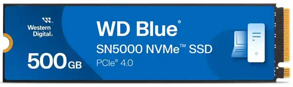 Western Digital Blue SN5000 500 Go M.2 PCI Express 4.0 NVMe 3D TLC NAND - Disque dur SSD - visuel 1
