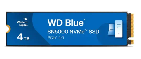 Western Digital WD Blue SN5000 NVMe 4 To M.2 PCI Express 4.0 - Disque dur SSD - visuel 2