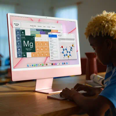 iMac 24'' 4.5K M1 (CPU 8 / GPU Apple - visuel 1 - hello RSE - Micros de qualité studio. Vos conversations méritent bien ça.
