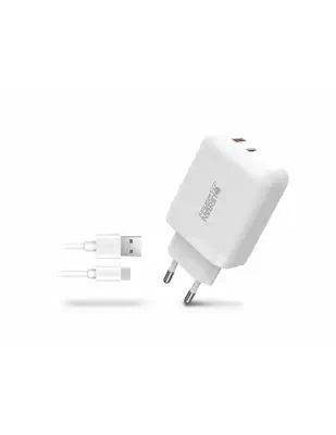 Urban Factory PSC45UF chargeur d'appareils mobiles Universel Blanc Secteur Intérieure - Boitier d'alimentation - visuel 4