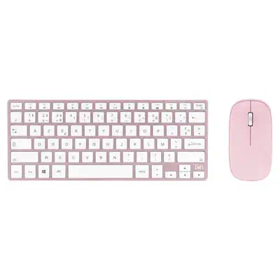 T'nB KBCOLORPK clavier Souris incluse Bluetooth AZERTY Français Rose - T'NB - Pack Clavier, souris - visuel 1