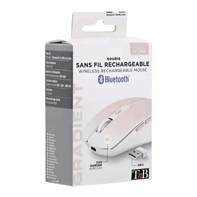 T'nB MWGRADIENTPK souris Droitier Bluetooth + USB Type-C 1600 DPI - T'NB - Souris - visuel 5