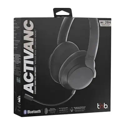 T'nB ACTIVANC écouteur/casque Avec fil &sans fil Arceau Appels/Musique Bluetooth Noir - T'NB - Casque Micro - visuel 6
