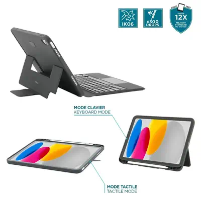 Mobilis 029036 étui pour tablette 27,7 cm (10.9") Folio Noir - Etui et Housse - visuel 6