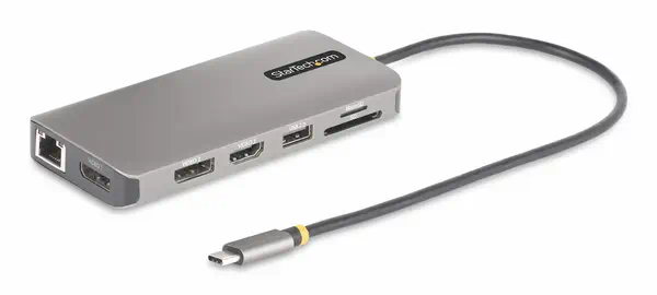 Adaptateur Multiport USB-C Triple Moniteur, Double HDMI et DisplayPort 4K 60Hz + 4K 30Hz, Adaptateur - StarTech - Station d'accueil pour portable - visuel 1