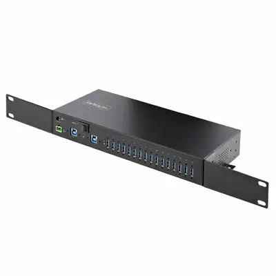 Hub Industriel à 16 Ports USB 5Gbps avec Adaptateur d'Alimentation, Boîtier Métallique, Montable, Pr - StarTech - Protection d'écran et Filtre - visuel 7
