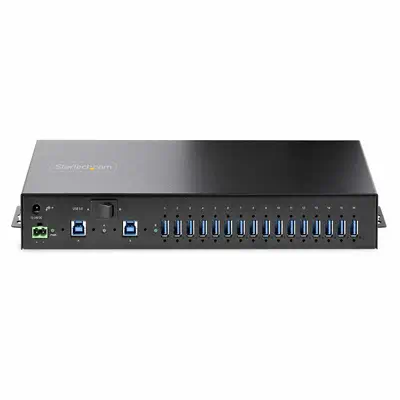 Hub Industriel à 16 Ports USB 5Gbps avec Adaptateur d'Alimentation, Boîtier Métallique, Montable, Pr - StarTech - Protection d'écran et Filtre - visuel 3
