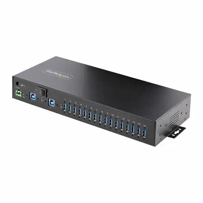 Hub Industriel à 16 Ports USB 5Gbps avec Adaptateur d'Alimentation, Boîtier Métallique, Montable, Pr - StarTech - Protection d'écran et Filtre - visuel 1