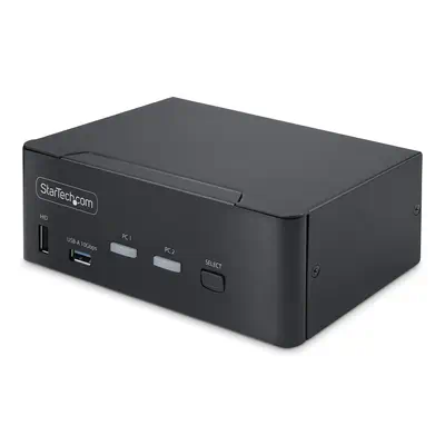 Switch KVM DisplayPort 2 Ports, 8K 60Hz / 4K 144Hz, DP 1.4, 2 Ports USB 10Gbps, 4 Ports USB HID, Com - StarTech - Switchs et Hubs - visuel 1