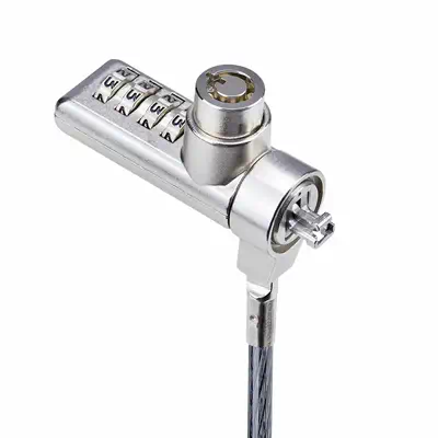 Lot de 10 Antivols à Double Accès pour Ordinateur Portable, Câble de Sécurité de 2m à Clé et à Combi - StarTech - Protection d'écran et Filtre - visuel 2