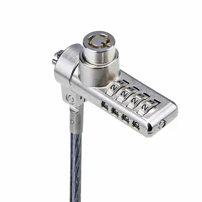 Lot de 10 Antivols à Double Accès pour Ordinateur Portable, Câble de Sécurité de 2m à Clé et à Combi - StarTech - Protection d'écran et Filtre - visuel 3