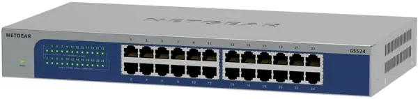 NETGEAR GS524-300EUS commutateur réseau Non-géré Gigabit Ethernet (10/100/1000) Gris - Netgear - Switchs et Hubs - visuel 1