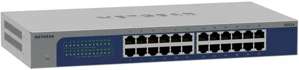 NETGEAR GS524-300EUS commutateur réseau Non-géré Gigabit Ethernet (10/100/1000) Gris - Netgear - Switchs et Hubs - visuel 2