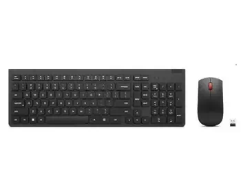 Offre Lenovo 4X31N50712 clavier Souris incluse Universel RF sans fil Belge Noir