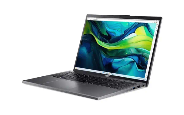 Acer Aspire A16-51GM-58C0 Intel Core 5 120U Ordinateur portable 40,6 cm (16") WUXGA 16 Go DDR5-SDRAM - PC Portable - visuel 3