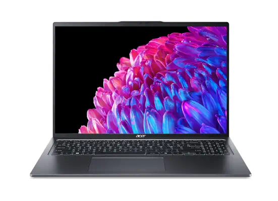 Acer Swift Go 16 SFG16-72-76XU Intel Core Ultra 7 155H Ordinateur portable 40,6 cm (16") WQXGA+ 16 G - PC Portable - visuel 1