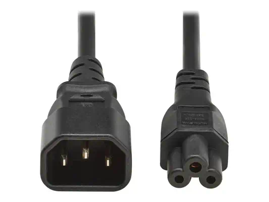 EATON TRIPPLITE Power cable C14 to C5 H05VV-F 2.5A 2M - Eaton - Câble divers - visuel 1
