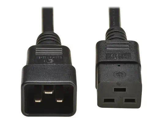 EATON TRIPPLITE Power cable C20 to C19 H05VV-F 16A 2M - Eaton - Câbles d'alimentation - visuel 1