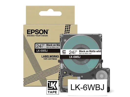 Epson LK-6WBJ Noir, Blanc - Papier - visuel 4