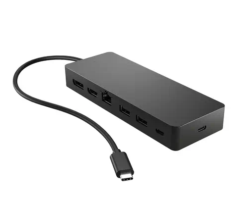 Concentrateur multiport USB-C universel HP - Station d'accueil pour portable - visuel 4