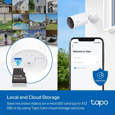 TP-Link Tapo C410 caméra de sécurité Balle (forme) Caméra de sécurité IP Extérieure 2304 x 1296 pixe - Switchs et Hubs - visuel 7