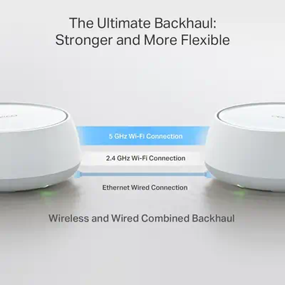 TP-Link DECO BE25(2-PACK) système Wi-Fi maillé Bi-bande (2,4 GHz / 5 GHz) Wi-Fi 7 (802.11be) Blanc I - Borne Wifi - visuel 6