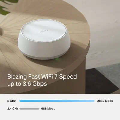 TP-Link DECO BE25(1-PACK) système Wi-Fi maillé Bi-bande (2,4 TP-Link - visuel 1 - hello RSE - Prêt pour la maison intelligente
